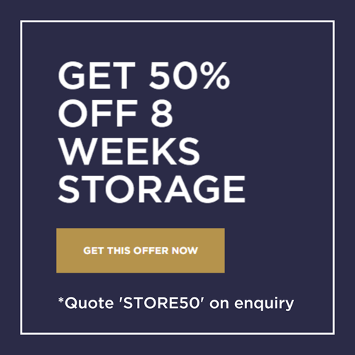 Get 50% off storage at Bishop's Move Aylesbury