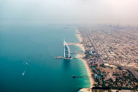 Beaches of Dubai in the United Arab Emirates