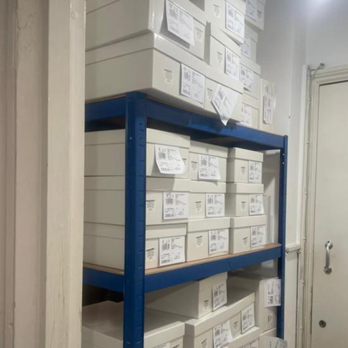 Relocating a stock room for a London fashion store