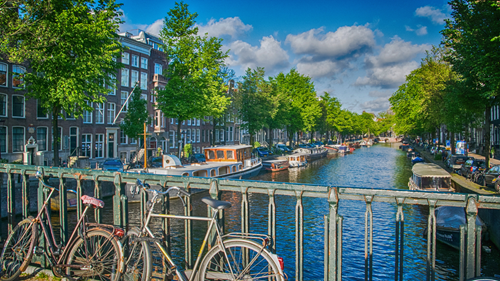 Bicycle in Amsterdam, Netherlands