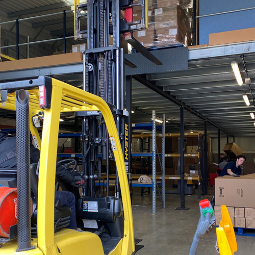 Warehouse Relocation using Forklift