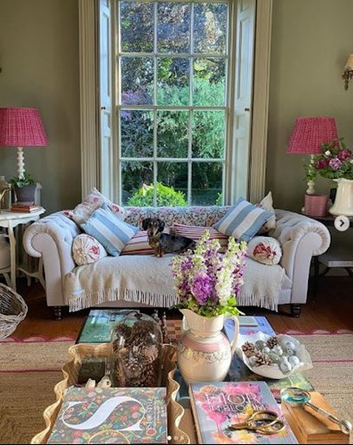 Paula Sutton interior design Instagram page