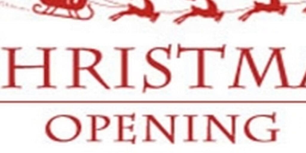 Christmas Opening Times 2015 for Bishop’s Move