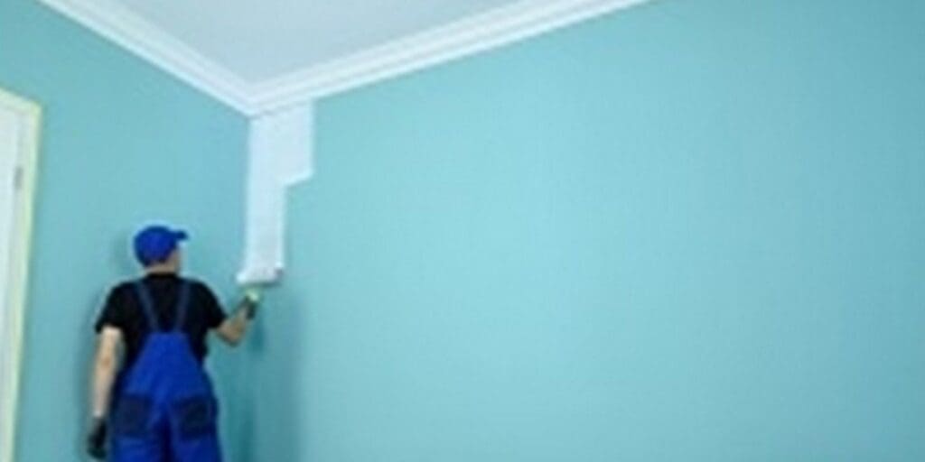 How to Paint a Wall & Ceiling