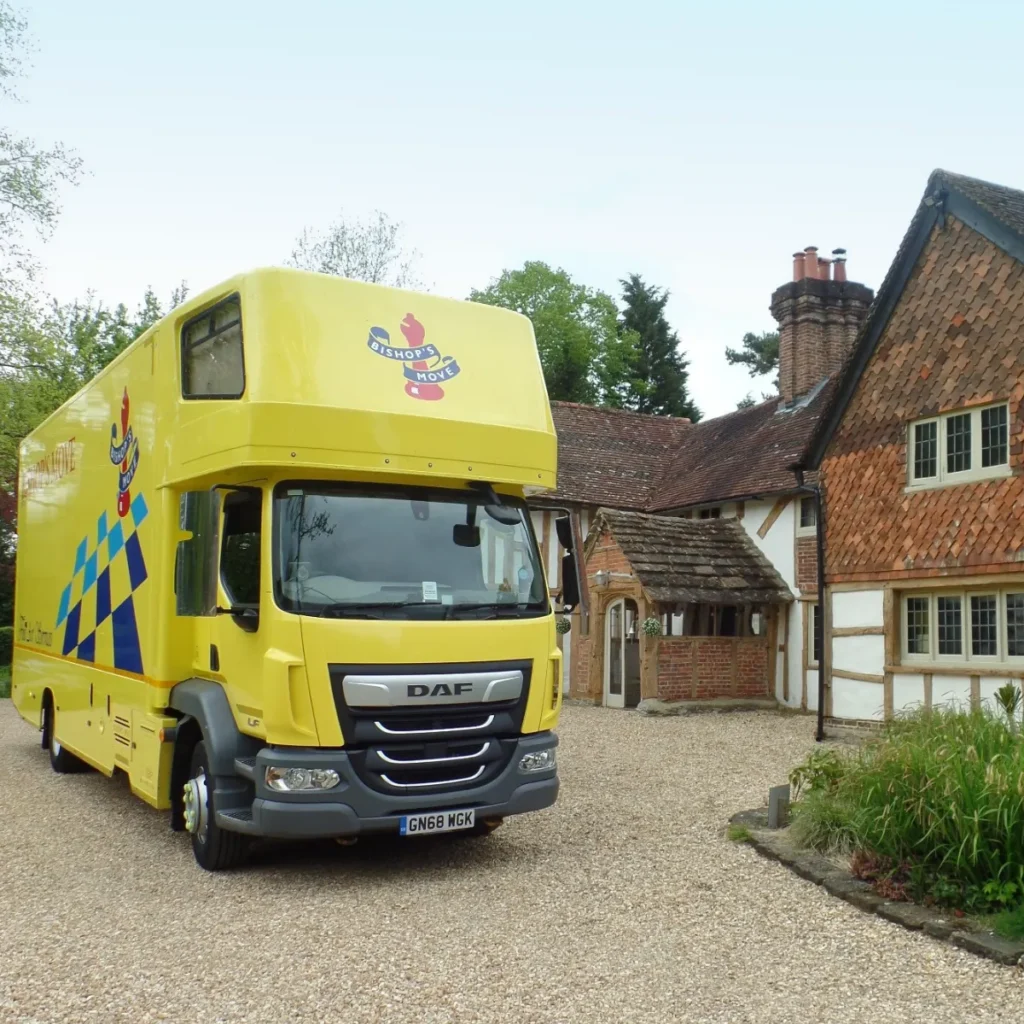 Moving to the UK in a Bishop's Move removal truck